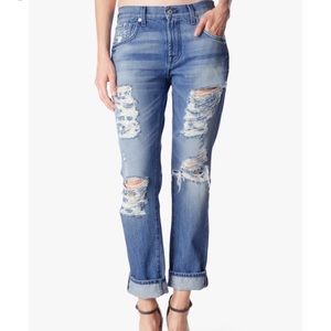 7 For All Mankind Relaxed Distressed Jeans